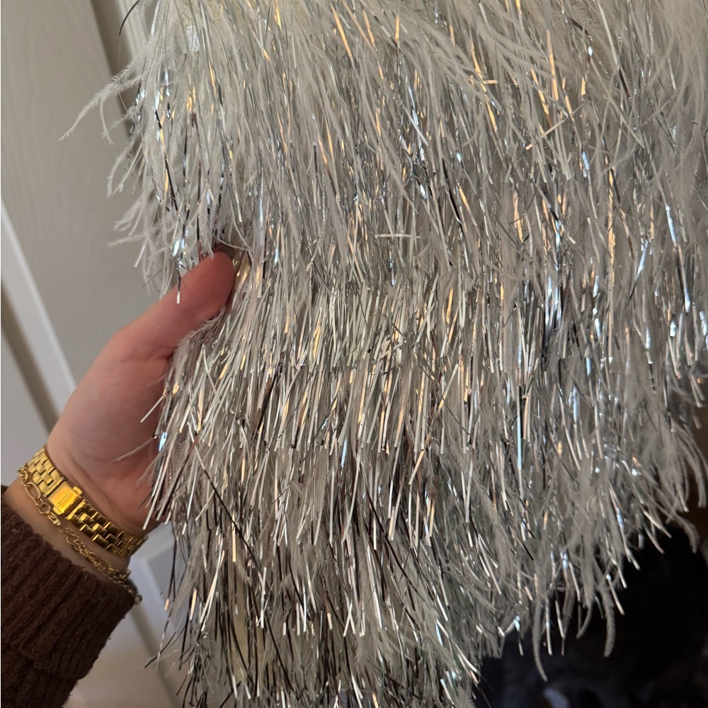 QUEEN OF SPARKLES Gold and Silver Sequin Mini Dress - Picture 4 of 6